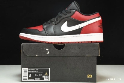 Low Toe” Bred Jordan 1 “Alternate 0827